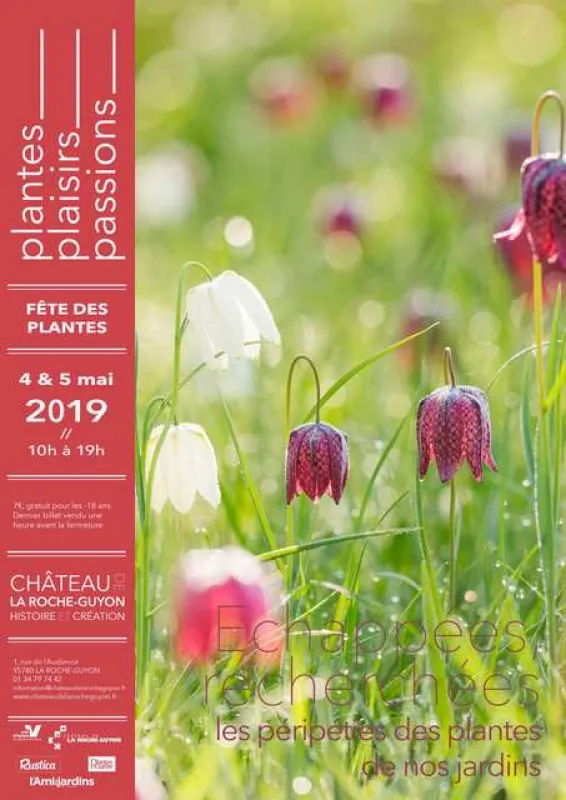 4 &amp; 5 mai 2019, Fêtes des plantes de la Roche-Guyon (95) Visuel
